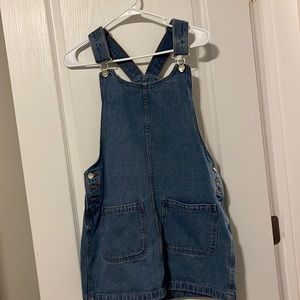 Demin overall dress. Perfect for the summer time